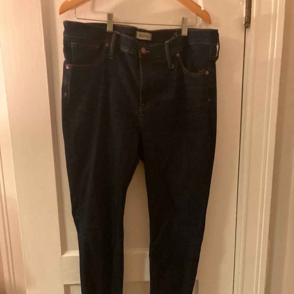 Madewell 9" High Rise Skinny - Dark wash